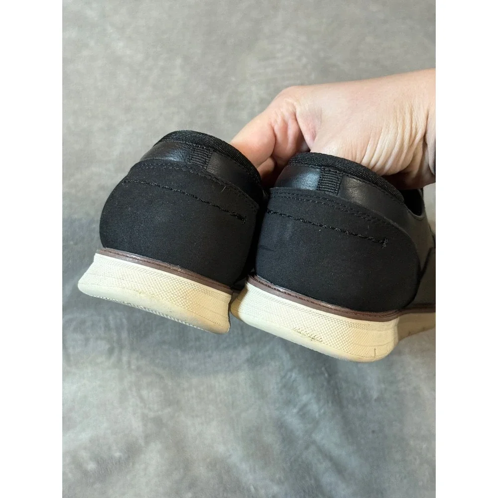 Crown Vintage Henry Wide Width Oxford Kids Boys Black 6 Slip On Formal‎